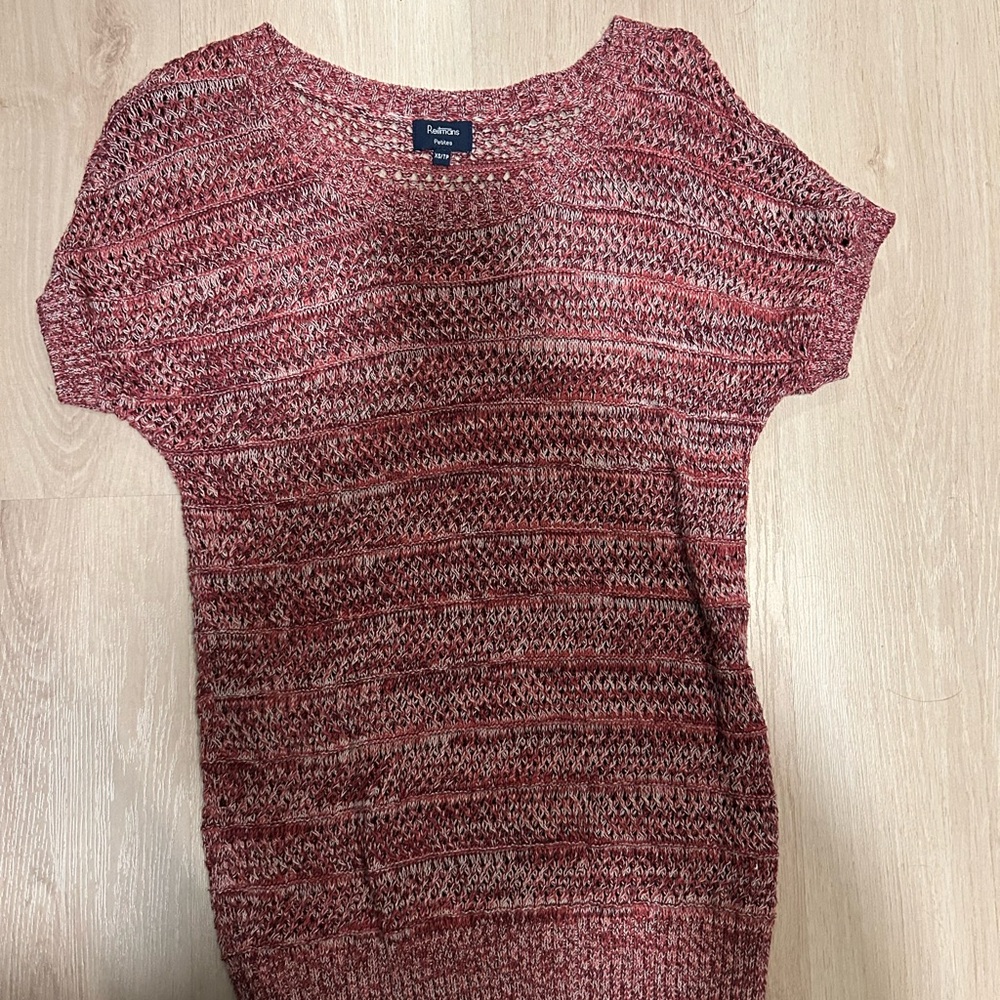 Reitmans Red Knit Sweater